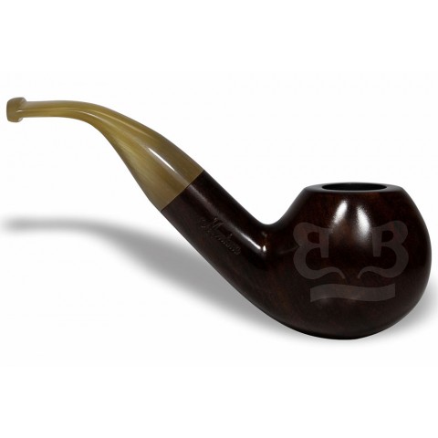 Cachimbo Montana Curvo Encerado (Aceita Filtro 9mm) Piteira Chifre